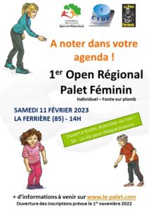 1er Open Régional Palet Féminin @ La Ferrière (85)